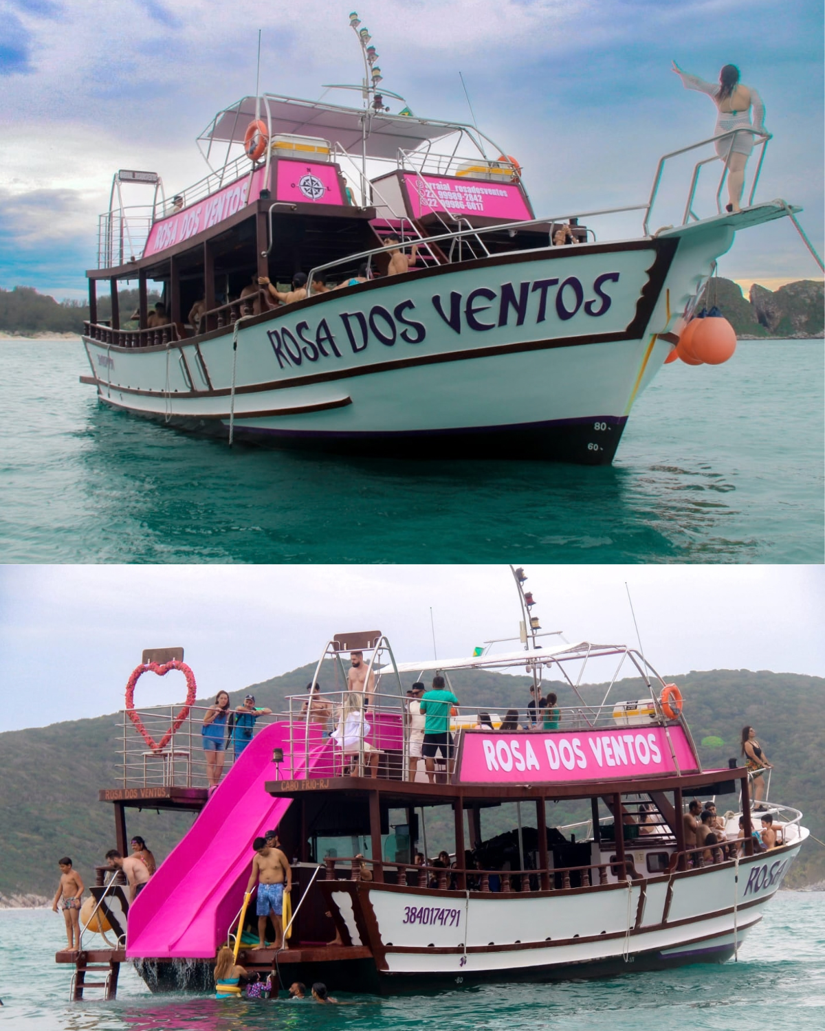 Passeio de barco em Arraial do Cabo