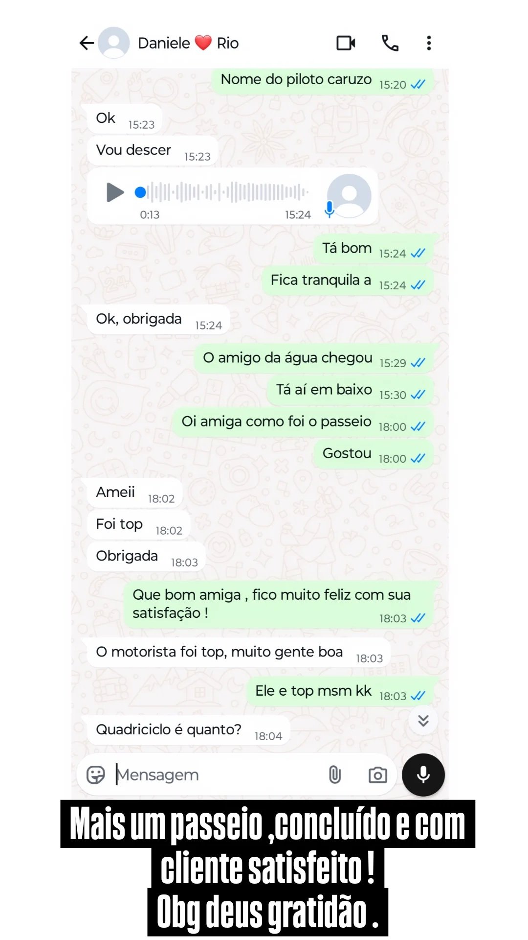 Avaliação de cliente 5