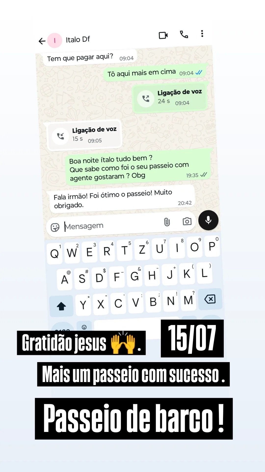 Avaliação de cliente 1