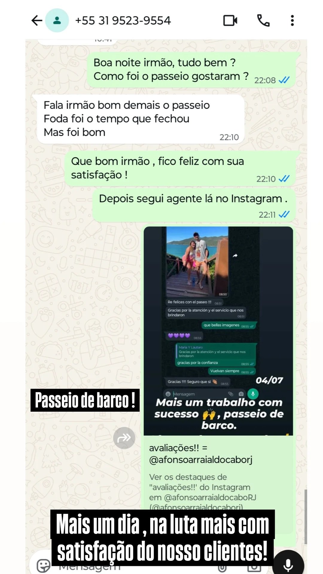 Avaliação de cliente 6